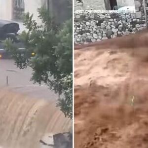 Ženu udario grom, ulice se pretvorile u reke: Bujice nosile sve pred sobom, strašan potop u Grčkoj (VIDEO)