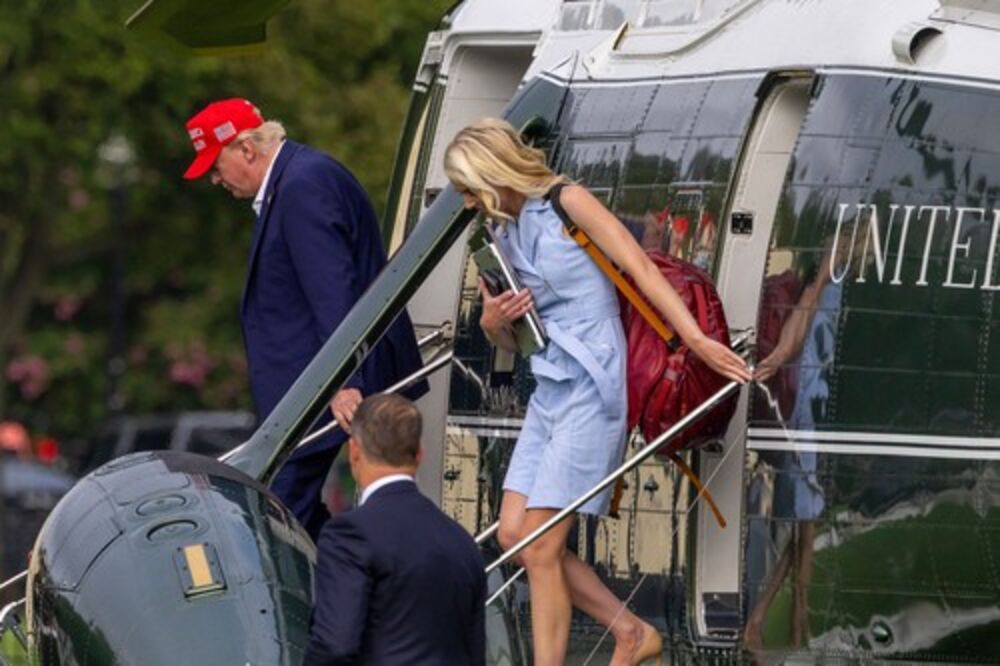 Natali Harp i Donald Tramp 