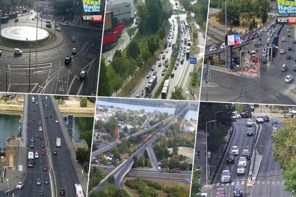 Beograd i dalje "grad duhova": Sezona odmora i te kako utiče na saobraćaj - gužva samo u jednom delu grada (FOTO)