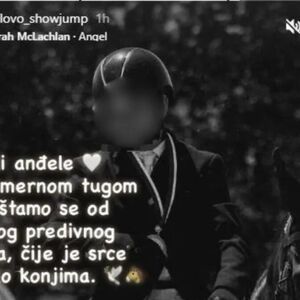 "Sine moj, živiš zauvek, moj šampione" Majka se oprašta od sina (13) koji je poginuo na hipodromu u Kovilovu
