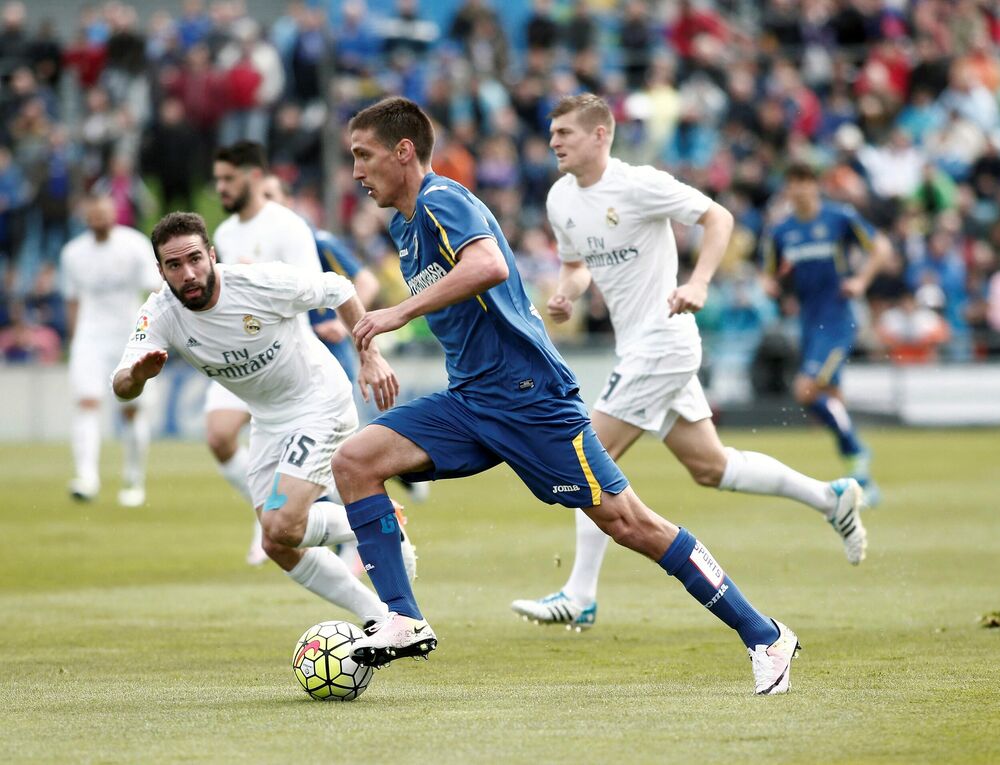Stefan Šćepović na utakmici Hetafea i Real Madrida 16.  aprila 2016. godine