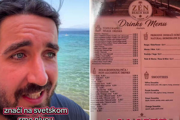 Ada Ciganlija skuplja od Hvara! Srbin uporedio cene i izazvao haos na mrežama