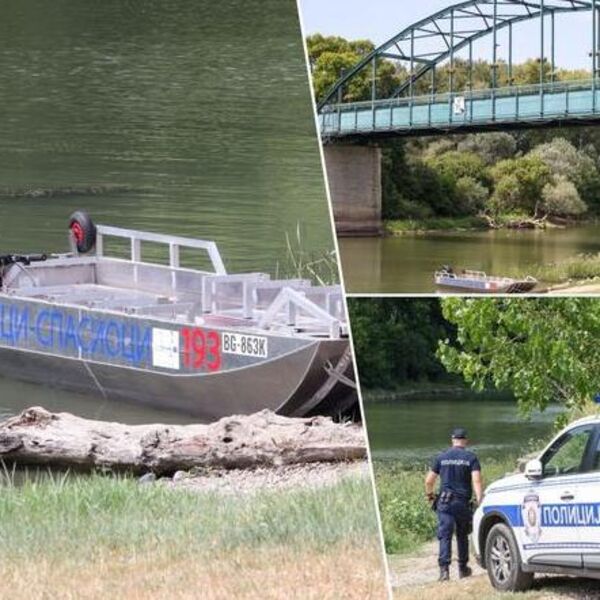 OVO SU PRVE SLIKE SA MESTA NESREĆE U PANČEVU: Dvojica mladića upala u Tamiš, sve vrvi od policije (FOTO)