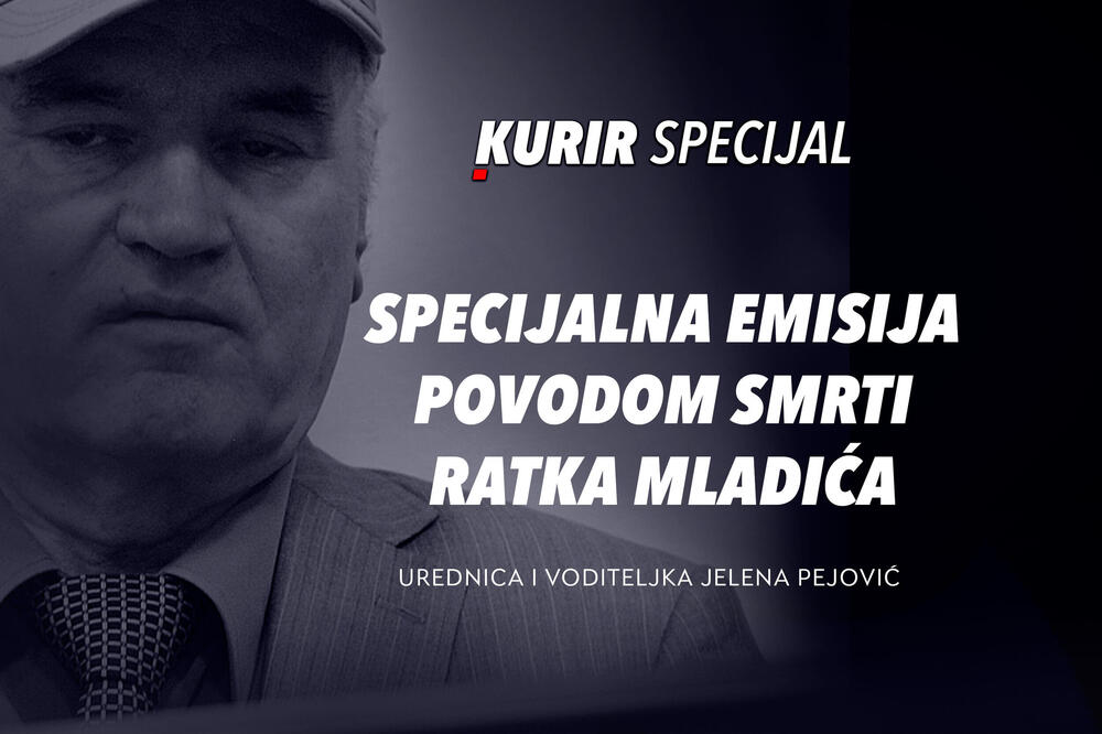 UŽIVO NA KURIR TELEVIZIJI: Specijalna emisija povodom smrti Ratka Mladića.