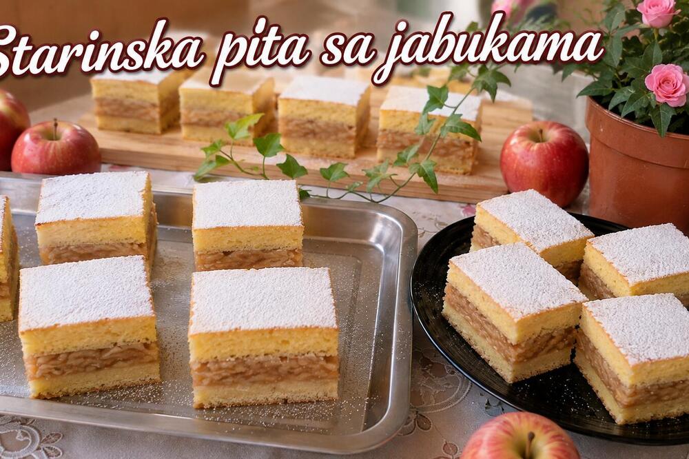 Recept za starinsku pitu sa jabukama koju svi obožavaju: Mekana kao duša, a brzo bude gotova