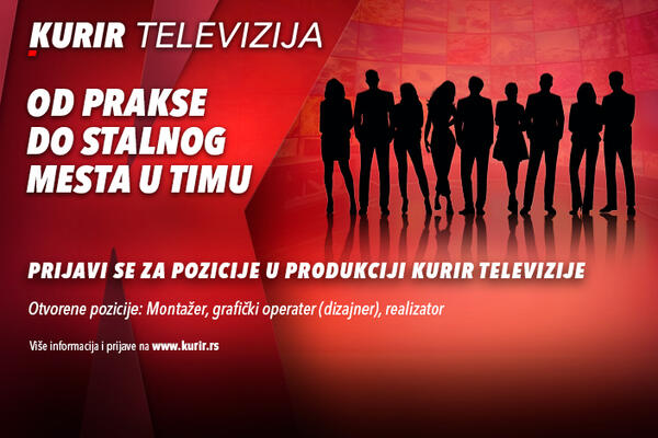 OD PRAKSE DO STALNOG MESTA U TIMU: KURIR TELEVIZIJA OTVARA VRATA NOVOM TALASU PRODUKCIJSKIH TALENATA &ndash; PRIJAVI SE!