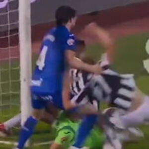 Nama ne sviraju, drugima na keca! Pojavio se snimak: Partizan oštećen protiv Hetafea, VAR se ne oglašava (VIDEO)