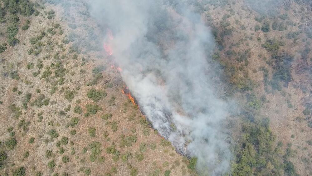 Veliki požar na Ravnoj Gori: Plamen zahvatio preko deset hektara