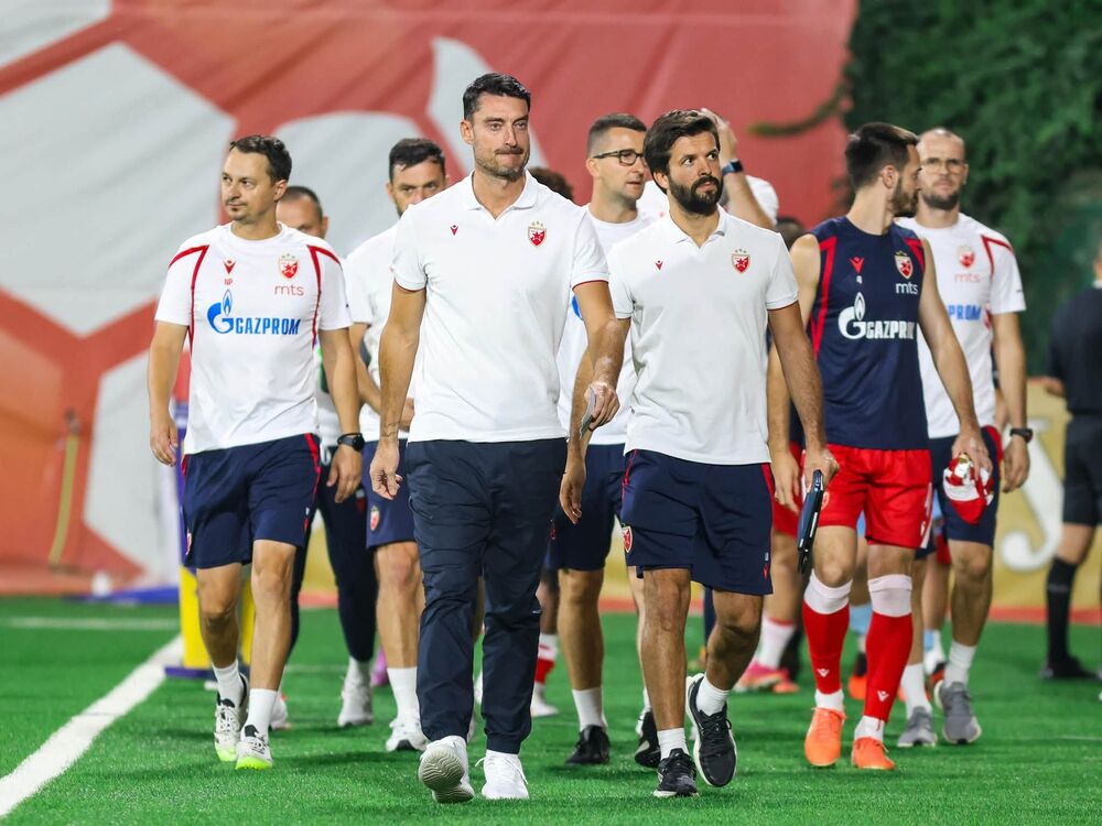 Albert Rijera na utakmici Zemuna i Crvene zvezde u sezoni 2026/27 Superlige Srbije