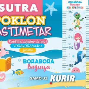 ŠARENO i ZABAVNO: Sutra poklon uz Kurir &ndash; VODAVODA rastimetar!