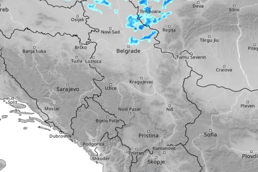Radarski snimci pokazuju u koliko tačno sati i gde će u Srbiji pljuštati kiša: Jasno se vidi ko je prvi na udaru