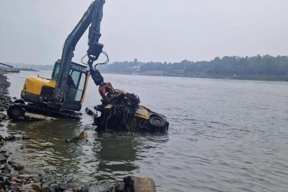 RAJNA SE POVUKLA I OTKRILA JEZIVU TAJNU! Pronađena olupina automobil i ljudske kosti, policija traži DNK!