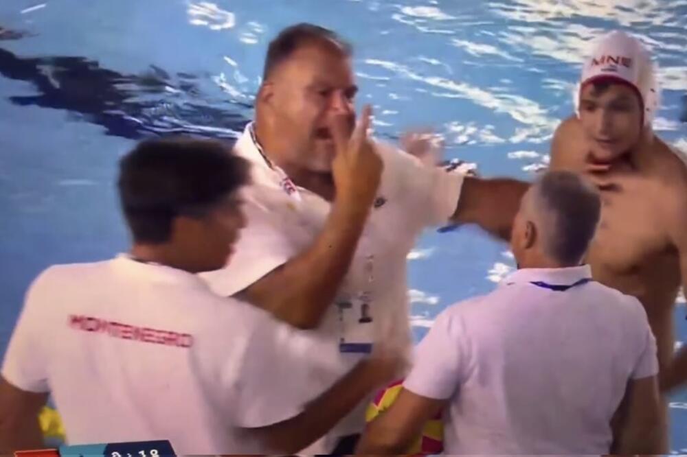 Nezapamćen skandal u Tarantu: Ovako je vaterpolo Suarez ugrizao Crnogorca... Savić pobesneo kao nikad! (VIDEO)