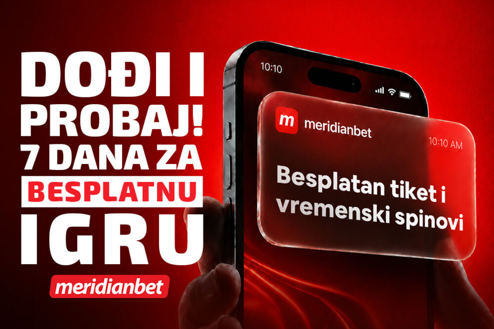 STIGAO JE NOVI BONUS DOBRODOŠLICE: Ne biraj između sporta i slota &ndash; Meridianbet donosi najbolje od oba sveta!