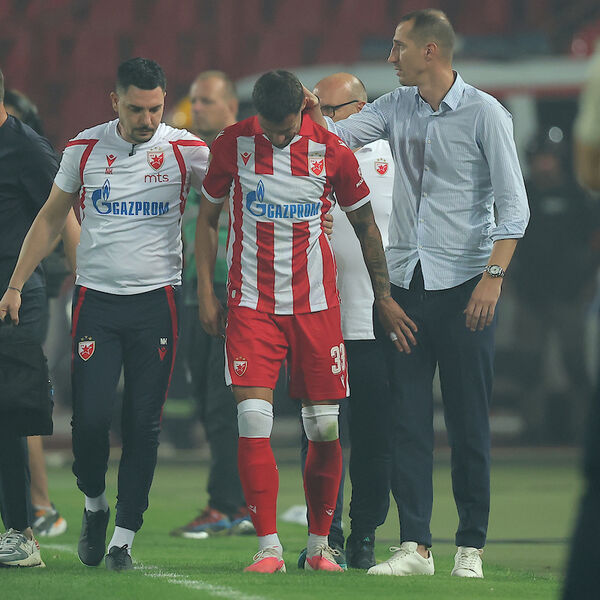 Crvena zvezda se oglasila o povredi Radeta Krunića (Foto)