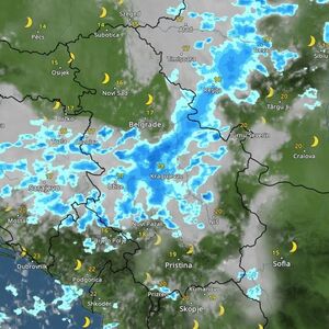 Pogledajte kako će se kiša kretati kroz Srbiju: Poznato je kad tačno počinju pljuskovi i grmljavina (MAPA)