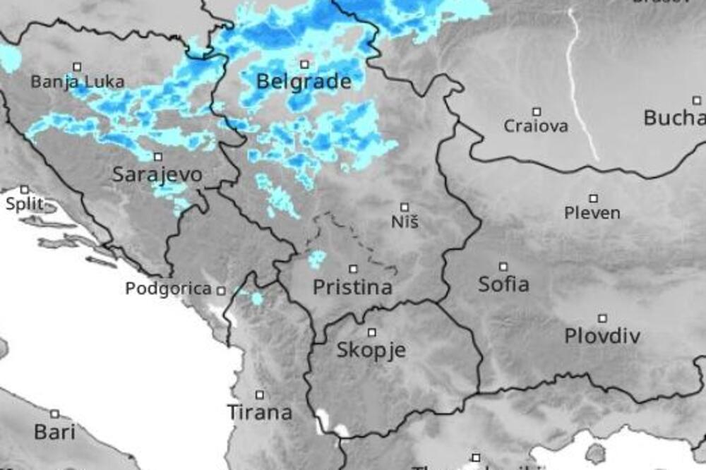Pogledajte kako će se kiša kretati kroz Srbiju: Radarski snimci pokazuju kada će tačno početi da pljušti u Beogradu