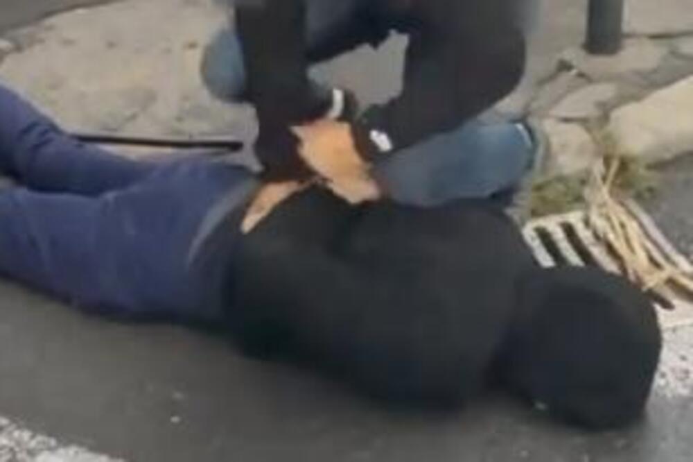 Uhapšeni "Vračarci" u centru Beograda: Pokušali da zapale lokal, evo kako su pali (VIDEO)