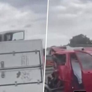 Delovi vozila rasuti putu, od auta ostala samo olupina: Stravične slike nesreće kod Smedereva, dvoje poginulo