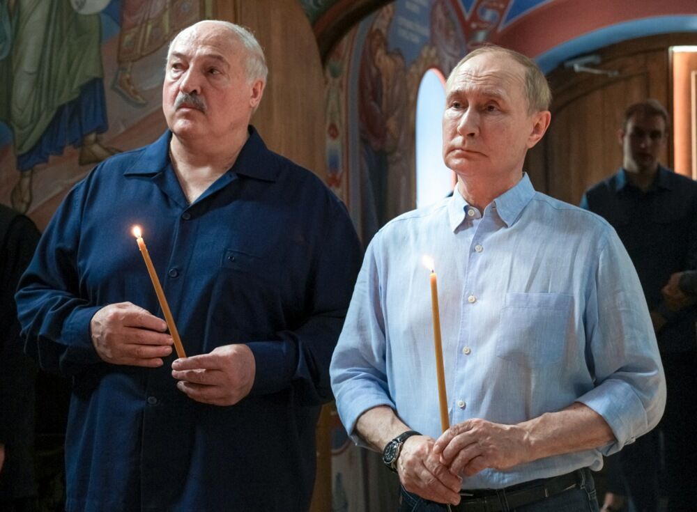 Vladimir Putin i Aleksandar Lukašenko 