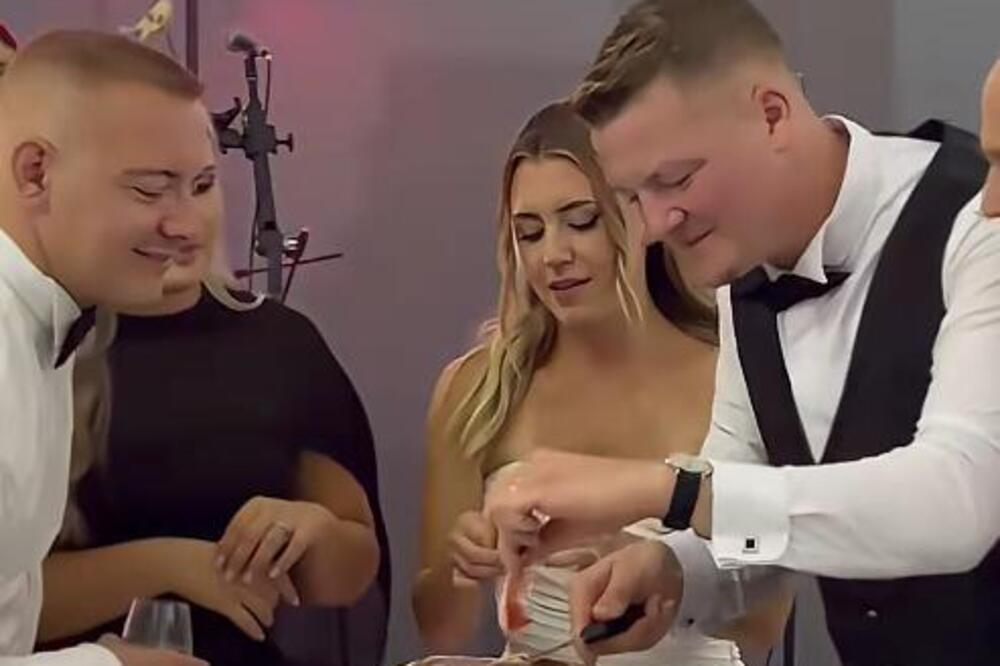 ŠOK SCENA NA SVADBI! Mladenci umesto torte IZNELI OVO PRED GOSTE: Pa, ovo ima SAMO NA BALKANU! Ljudi se KRSTILI!