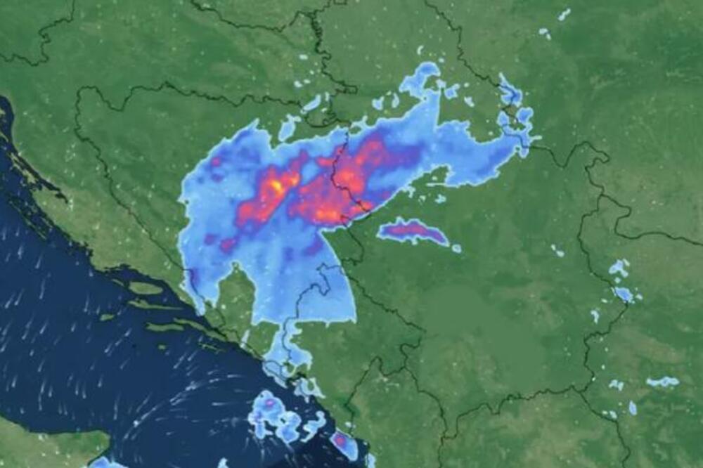 Nad Srbijom je visinski ciklon: Mračni oblaci donose kišu, a moguć je i sneg