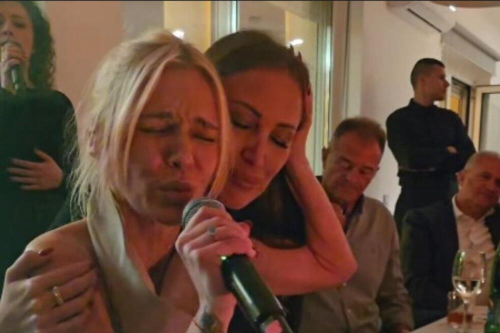 OTELA MIKROFON, A ONDA JOJ PRIŠLA PRIJA! O ovoj sceni sa NATINOG rođendana bruje! Vrhunac bio kad je stigla TORTA