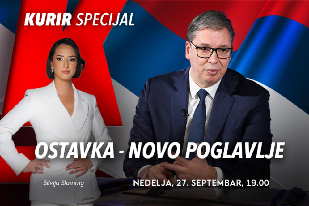 EKSKLUZIVNO NA KURIR TV OD 19h SPECIJALNA EMISIJA "OSTAVKA - NOVO POGLAVLJE"! Uživo obraćanje predsednika