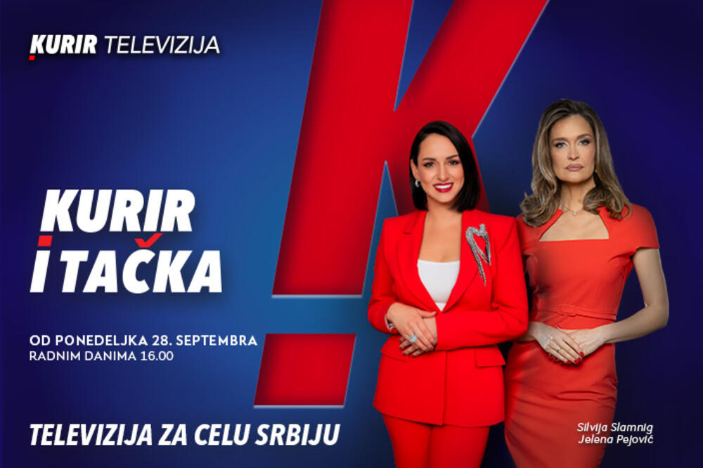 &bdquo;KURIR I TAČKA&ldquo;, NOVA INFORMATIVNA EMISIJA NA KURIR TELEVIZIJI &ndash; od danas, svakog radnog dana od 16.00