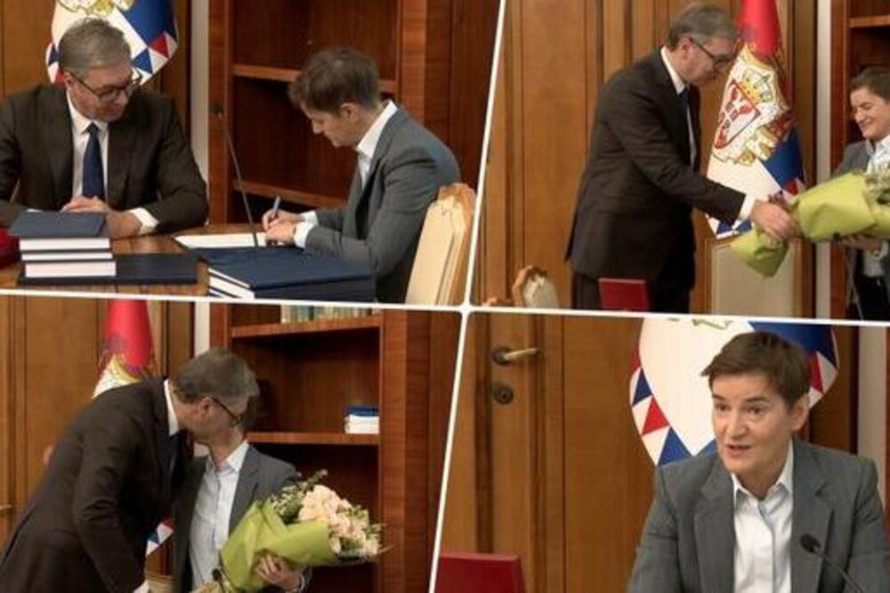 Aleksandar Vučić predao funkciju Ani Brnabić