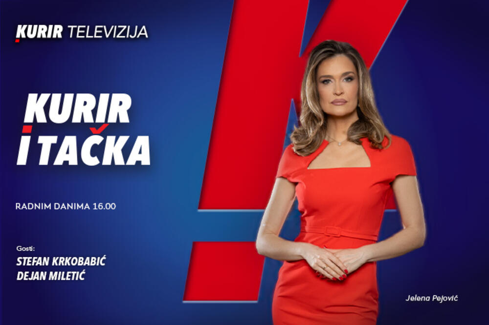DANAS OD 16.00 u emisiji &bdquo;Kurir i tačka&ldquo;, o dešavanjima na političkoj sceni govore Stefan Krkobabić i Dejan Miletić