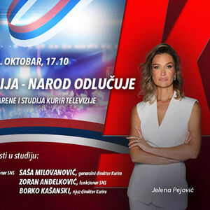 KURIR SPECIJAL &ldquo;UJEDINJENA SRBIJA &ndash; NAROD ODLUČUJE&rdquo;: uživo iz Beogradske arene i studija Kurira&ndash; danas od 17