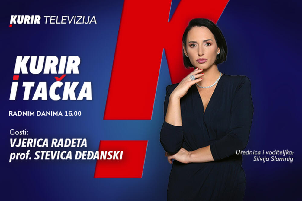 Danas od 16h u emisiji &bdquo;Kurir i tačka&ldquo;, o dešavanjima na političkoj sceni govore Vjerica Radeta i Stevica Deđanski
