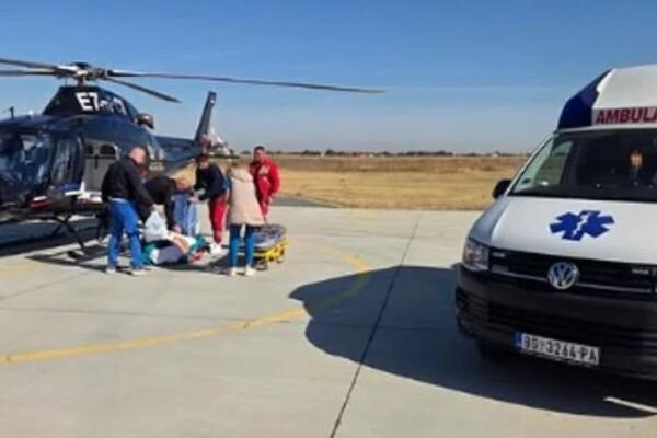 Dete iz Banjaluke helikopterom hitno transportovano u Beograd: Smešteno na lečenje