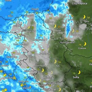 Radarski snimci pokazuju kako se nevreme kreće kroz Srbiju: U Beogradu već pljušti, evo gde uskoro kreće haos FOTO