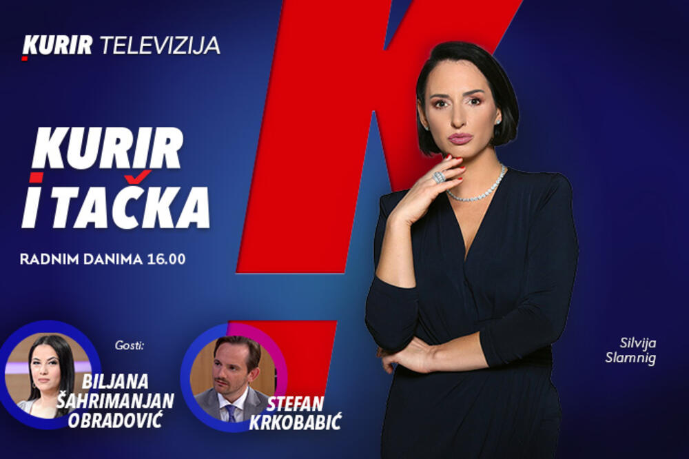 U emisiji Kurir i tačka, o dešavanjima na političkoj sceni govore Biljana Šahrimanjan Obradović i Stefan Krkobabić