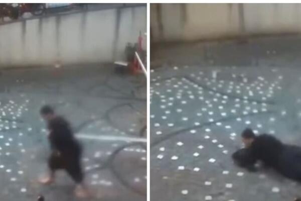 Bosonog stao u baru pa pao kao pokošen! Jeziv snimak nesreće u Turskoj: Dečak poginuo usled jakog nevremena (VIDEO)