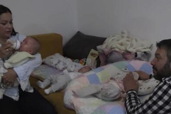 Natalija i Srđan posle tri neuspešne vantelesne oplodnje dobili trojke: Upoznajte Emiliju, Anđeliju i Nikoliju