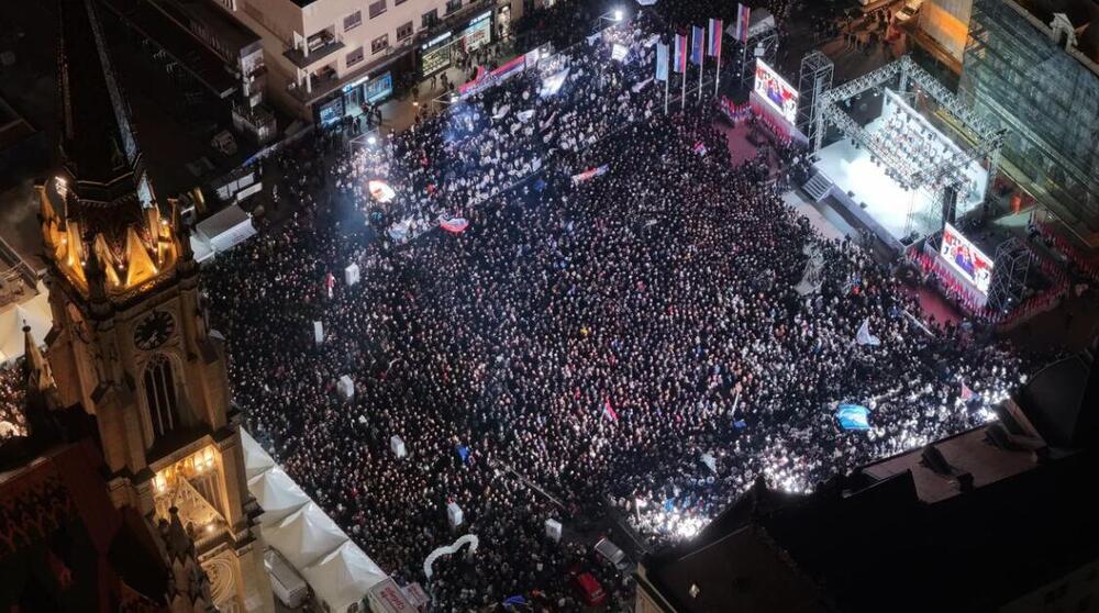 <p>Javni skup je protekao potpuno mirno i bez ijednog incidenta</p>