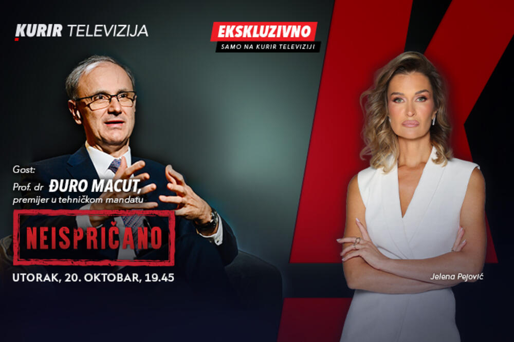 EKSKLUZIVNO NA KURIR TELEVIZIJI: ĐURO MACUT GOST EMISIJE &ldquo;NEISPRIČANO&rdquo; U UTORAK, 20. OKTOBRA, OD 19.45