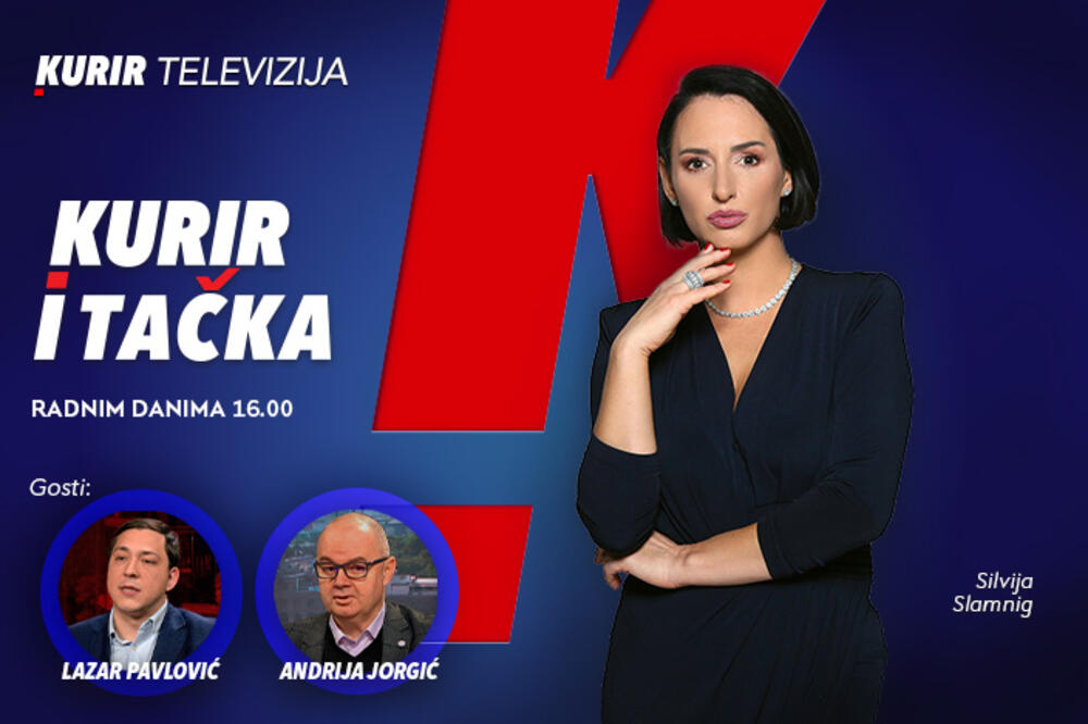 DANAS OD 16.00 u studiju Kurir televizije, u emisiji &bdquo;Kurir i tačka&ldquo;, govore Lazar Pavlović i Andrija Jorgić