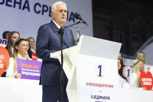 TOMISLAV NIKOLIĆ PORUČIO IZ NIŠA: "Aleksandar će u nedelju preuzeti najtežu funkciju u zemlji"
