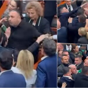 Haos u Tirani, opšta makljaža u albanskom parlamentu! Izbila masovna tuča, pesnice sevale na sve strane (VIDEO)