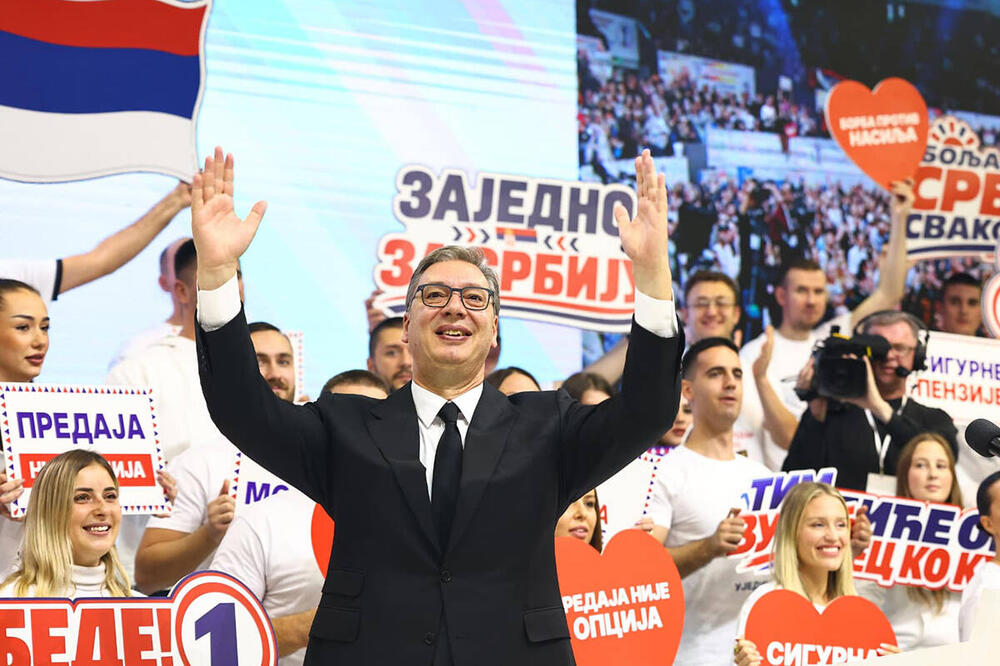 "U nedelju olovku u ruke da ih pobedimo" Oglasio se Vučić nakon skupa u Hali sportova na Novom Beogradu