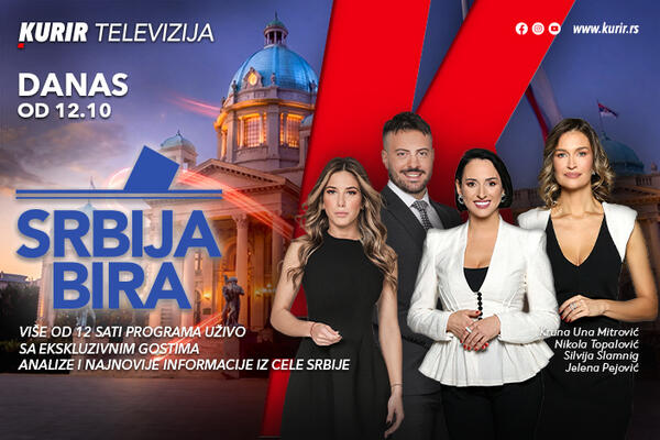 DVANAESTOČASOVNI PROGRAM POSVEĆEN PARLAMENTARNIM IZBORIMA U SRBIJI, SAMO NA KURIR TELEVIZIJI: OD 12.10 DO 00.00