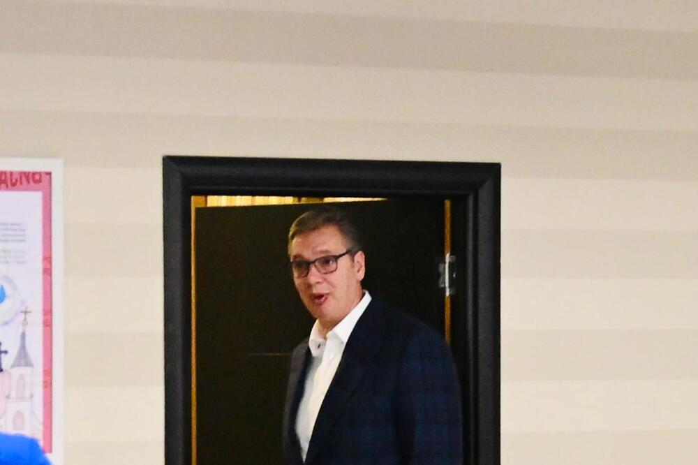 Aleksandar Vučić stigao u izborni štab: