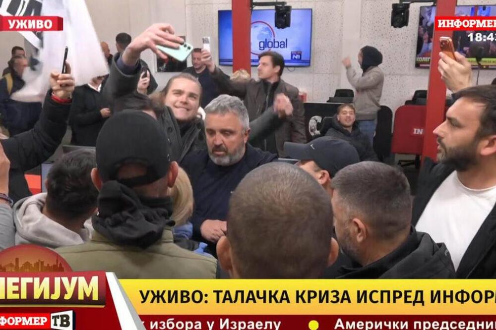 Građani upali u televiziju "Informer"! Dragan Vučićević molio za pomoć, prekinut program (FOTO)