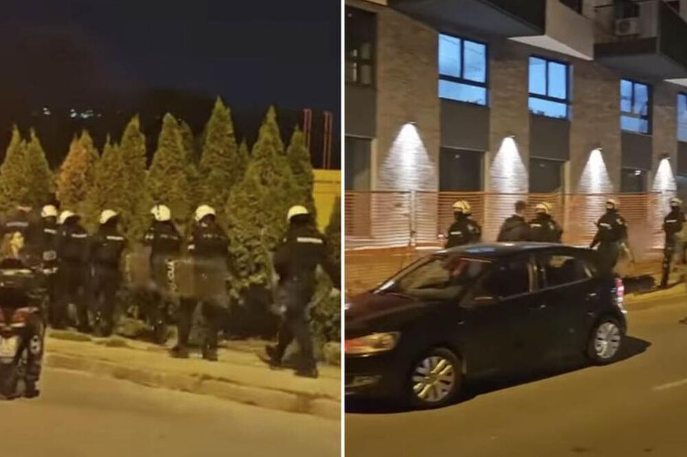 Sukob sa policijom ispred zgrade "Informera": Neredi nakon izvođenja Dragana Vučićevića (VIDEO)