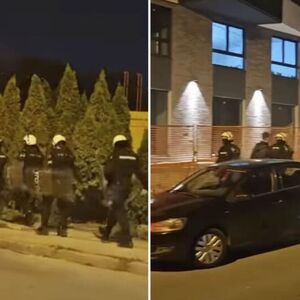 Sukob sa policijom ispred zgrade "Informera": Neredi nakon izvođenja Dragana Vučićevića (VIDEO)
