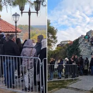 Reka ljudi kod kapele Svete Petke na Kalemegdanu: Mole se za čuda svetiteljke kojoj su se klanjali i sultani